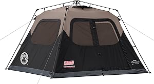Coleman 4/6/8/10 Person Instant Camping Tent with 1-Minute Setup, Large Family Tent with P